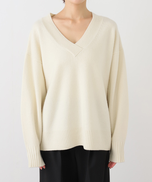 MULE Vネックプルオーバー（ニット/セーター）｜AP STUDIO（エーピー