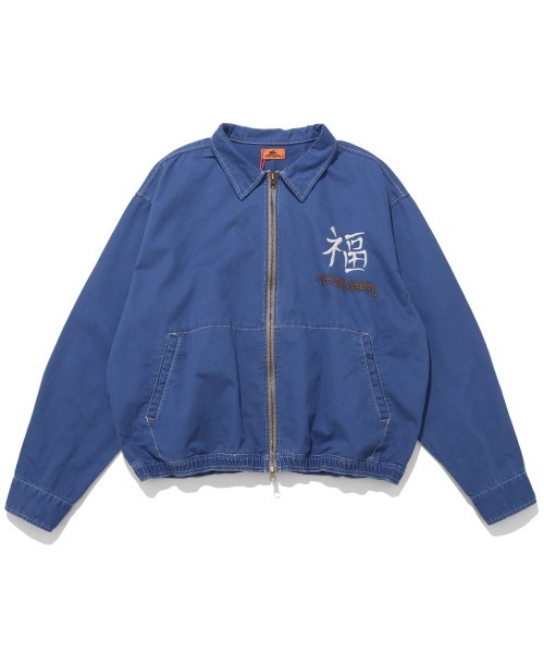 KRIFF MAYER(クリフメイヤー)の「スーベニアベトジャン(スカジャン・メンズ・ベージュ/チャコール/オリーブ/ブルー/オフホワイト・X-LARGE/LARGE/MEDIUM)」の13枚目の写真