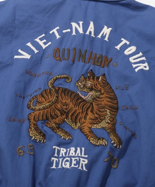 KRIFF MAYER(クリフメイヤー)の「スーベニアベトジャン(スカジャン・メンズ・ベージュ/チャコール/オリーブ/ブルー/オフホワイト・X-LARGE/LARGE/MEDIUM)」の14枚目の写真