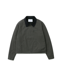 CONNECT KINLOCH（コネクトキンロック）の「ヴィンテージウォッシュドコットンワークジャケット（ブラック）（デニムジャケット）」