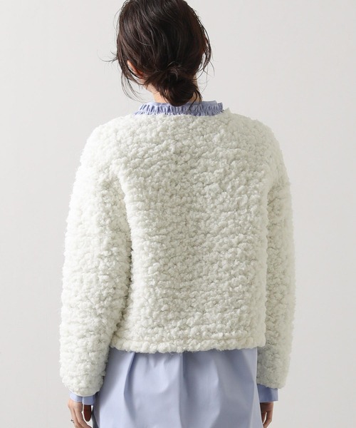 Gready Brilliant（グレディブリリアン）の「カットブークレボートネックカットソー（Tシャツ/カットソー・レディース・オフホワイト/ベージュ・38）」の9枚目の写真