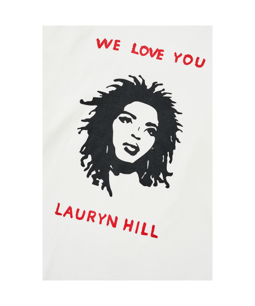 THE SCOT WRECK(ザ スコットレック)の「we love you lauryn hill L/S(Tシャツ/カットソー・レディース・アイボリー・MEDIUM/LARGE/X-LARGE)」の3枚目の写真