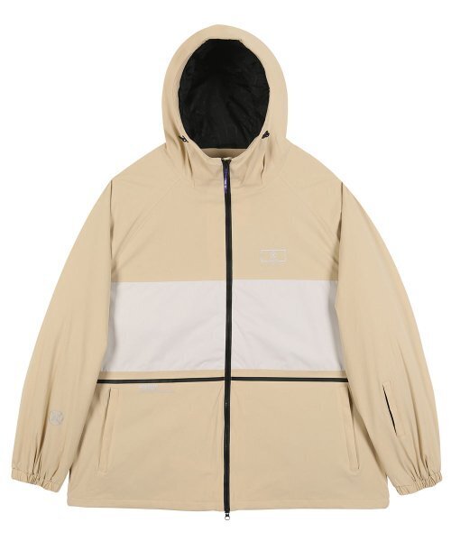 DOLL OUTERWEAR（ドラ アウターウェア）の「[DOLL x FOGUS] ビッグサイズスノーボードウェアセット ライトベージュ(5XLジャケット&パンツ) 男女共用（セットアップ・メンズ・その他・XXXXX-LARGE）」の3枚目の写真