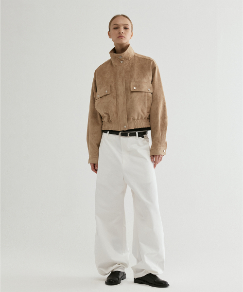 FROMWHERE(フロムウェア)の「Balloon Cotton Pants Off White(その他パンツ・レディース・その他・MEDIUM/SMALL)」の3枚目の写真