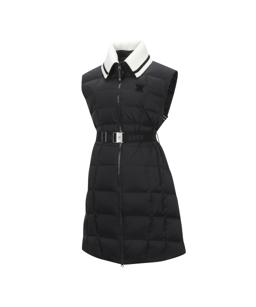 ANEW GOLF（アニューゴルフ）の「W HIGH NECK LONG DOWN VT_BK（ベスト・レディース・その他・LARGE/MEDIUM/SMALL/X-SMALL）」の3枚目の写真