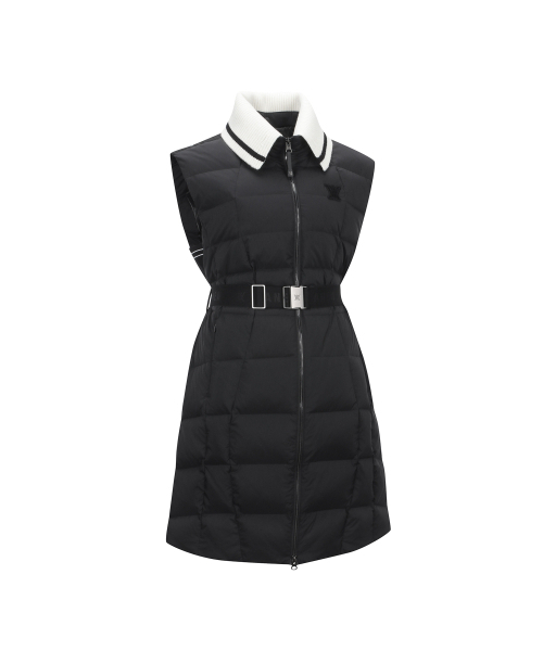 ANEW GOLF（アニューゴルフ）の「W HIGH NECK LONG DOWN VT_BK（ベスト・レディース・その他・LARGE/MEDIUM/SMALL/X-SMALL）」の4枚目の写真