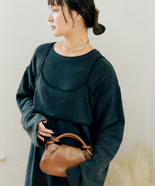 ビスチェ付き】フリースボーダーアソートワンピース（ワンピース