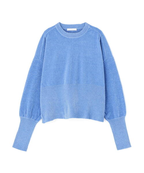 DROIT BELLO（ドロイトベロ）の「CHIGNON(シニヨン) モールヤーンショートプルオーバー（ニット/セーター・レディース・ブルー/グレー・F）」の13枚目の写真