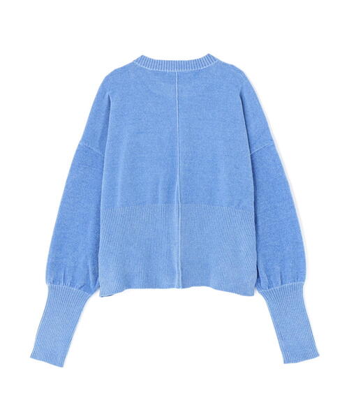 DROIT BELLO（ドロイトベロ）の「CHIGNON(シニヨン) モールヤーンショートプルオーバー（ニット/セーター・レディース・ブルー/グレー・F）」の14枚目の写真