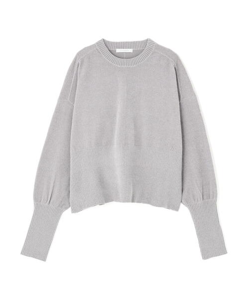 DROIT BELLO（ドロイトベロ）の「CHIGNON(シニヨン) モールヤーンショートプルオーバー（ニット/セーター・レディース・ブルー/グレー・F）」の21枚目の写真