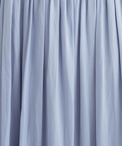 INDIVI（インディヴィ）の「【洗える／丈調整可能】ギャザーフレアスカート（スカート・レディース・ネイビー/サックスブルー/ナチュラル・15 /13/05/36/40/38/19/03）」の19枚目の写真