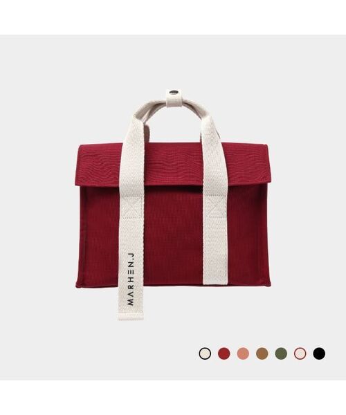 MARHEN.J（マルヘンジェイ）の「ROY MINI（トートバッグ・レディース・ブラック/レッド/ピンク/グリーン/アイボリー/サンドベージュ/その他・FREE）」の6枚目の写真