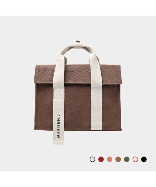MARHEN.J（マルヘンジェイ）の「ROY MINI（トートバッグ・レディース・ブラック/レッド/ピンク/グリーン/アイボリー/サンドベージュ/その他・FREE）」の4枚目の写真