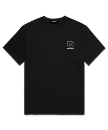BARIGATE（バリゲート）の「Bear Logo Overfit Short Sleeve T-Shirt (BS021) Black（Tシャツ/カットソー）」