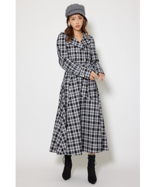 POLO BCS】オープンカラーフレアワンピース 秋服 冬服（ワンピース