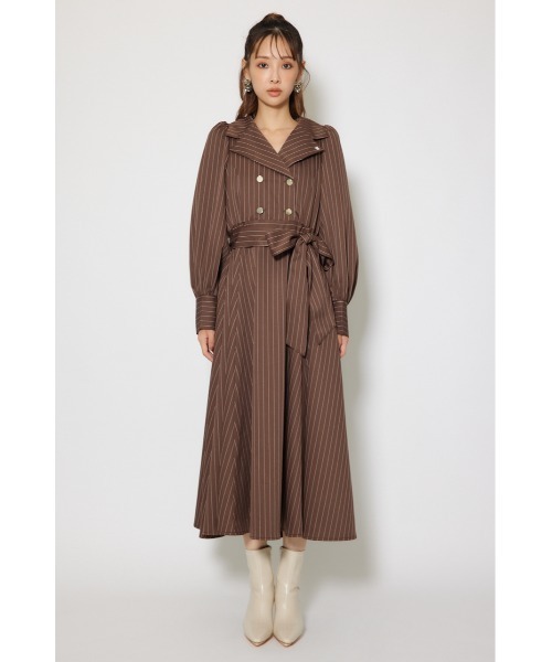 rienda（リエンダ）の「【POLO BCS】オープンカラーフレアワンピース 秋服 冬服（ワンピース・レディース・ブラック系その他/ブラウン系その他/ブルー・SMALL/MEDIUM）」の13枚目の写真