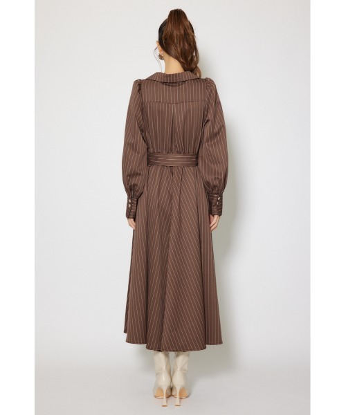 rienda（リエンダ）の「【POLO BCS】オープンカラーフレアワンピース 秋服 冬服（ワンピース・レディース・ブラック系その他/ブラウン系その他/ブルー・SMALL/MEDIUM）」の11枚目の写真