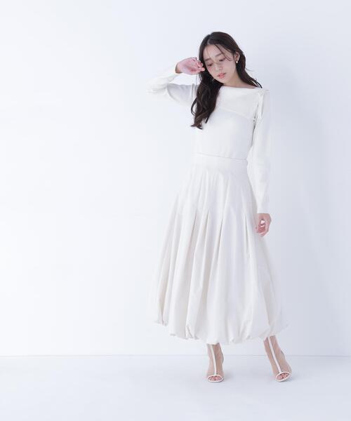 NATURAL BEAUTY BASIC(ナチュラルビューティーベーシック)の「◇タックバルーンスカート(スカート・レディース・ブラック/オフホワイト/ブルー・P/S/MEDIUM/SMALL)」の16枚目の写真