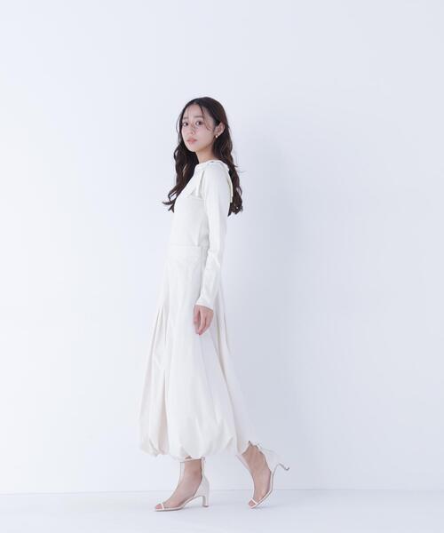 NATURAL BEAUTY BASIC(ナチュラルビューティーベーシック)の「◇タックバルーンスカート(スカート・レディース・ブラック/オフホワイト/ブルー・P/S/MEDIUM/SMALL)」の17枚目の写真