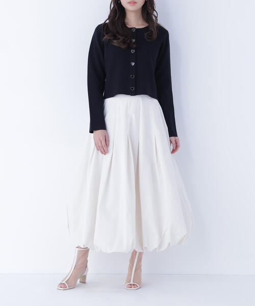 NATURAL BEAUTY BASIC(ナチュラルビューティーベーシック)の「◇タックバルーンスカート(スカート・レディース・ブラック/オフホワイト/ブルー・P/S/MEDIUM/SMALL)」の8枚目の写真