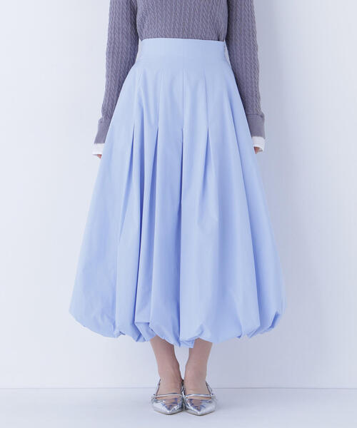 NATURAL BEAUTY BASIC（ナチュラルビューティーベーシック）の「◇タックバルーンスカート（スカート・レディース・ブラック/オフホワイト/ブルー・P/S/MEDIUM/SMALL）」の13枚目の写真