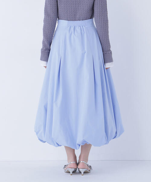 NATURAL BEAUTY BASIC（ナチュラルビューティーベーシック）の「◇タックバルーンスカート（スカート・レディース・ブラック/オフホワイト/ブルー・P/S/MEDIUM/SMALL）」の9枚目の写真