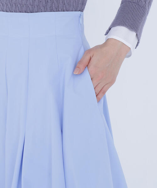 NATURAL BEAUTY BASIC（ナチュラルビューティーベーシック）の「◇タックバルーンスカート（スカート・レディース・ブラック/オフホワイト/ブルー・P/S/MEDIUM/SMALL）」の5枚目の写真