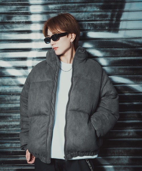 improves（インプローブス）の「スエードタッチ 中綿 ダウンジャケット（ダウンジャケット/コート・メンズ・ライトベージュ/チャコール・SMALL/MEDIUM/X-LARGE/LARGE）」の6枚目の写真