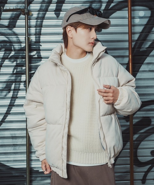 improves（インプローブス）の「スエードタッチ 中綿 ダウンジャケット（ダウンジャケット/コート・メンズ・ライトベージュ/チャコール・SMALL/MEDIUM/X-LARGE/LARGE）」の3枚目の写真