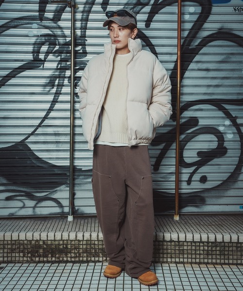 improves（インプローブス）の「スエードタッチ 中綿 ダウンジャケット（ダウンジャケット/コート・メンズ・ライトベージュ/チャコール・SMALL/MEDIUM/X-LARGE/LARGE）」の15枚目の写真