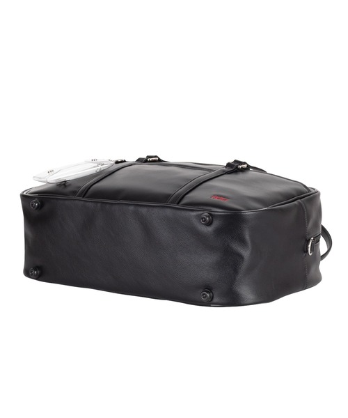 HeM（ヘム）の「【HeM/ヘム】 セブンティーンコラボ スクールバッグ 18L SAC'S BAR 別注 スクールボストン スクバ（ボストンバッグ・レディース・ブラウン/ブラック・FREE）」の4枚目の写真