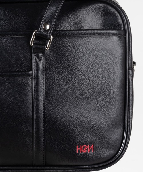 HeM（ヘム）の「【HeM/ヘム】 セブンティーンコラボ スクールバッグ 18L SAC'S BAR 別注 スクールボストン スクバ（ボストンバッグ・レディース・ブラウン/ブラック・FREE）」の5枚目の写真