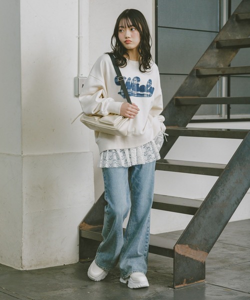 repipi armario（レピピ アルマリオ）の「Wポケットハトメショルダーバッグ（ショルダーバッグ・キッズ・グレー/ナチュラル/ブラック・ONESIZE）」の7枚目の写真