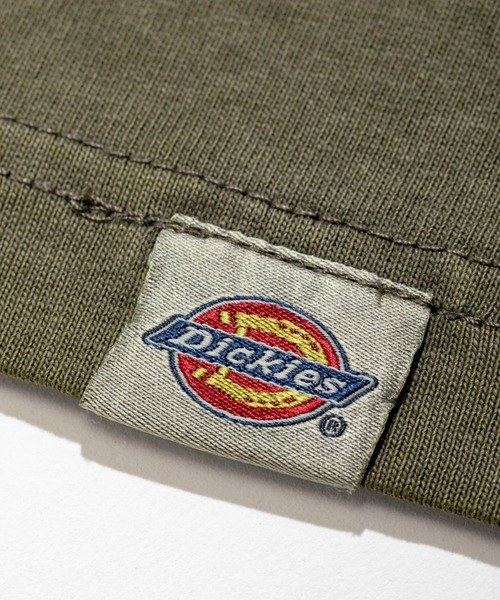 Dickies（ディッキーズ）の「Dickies/ディッキーズ ピグメント ロングスリーブTシャツ ブランドロゴ 長袖/ロゴTシャツ（Tシャツ/カットソー・メンズ・ブラック/グリーン/ベージュ・MEDIUM/X-LARGE/LARGE）」の11枚目の写真