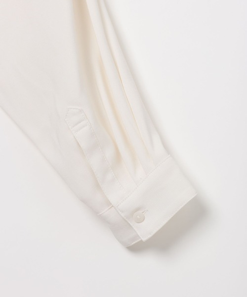 niko and...（ニコアンド）の「[MODE NORM CORE] テロツイルBIGコクーンシャツ（シャツ/ブラウス・レディース・ブルー/オフホワイト/ブラック・FREE）」の20枚目の写真