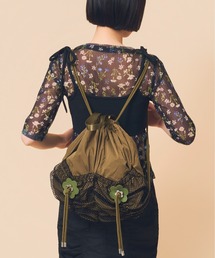 Casselini | Casselini(キャセリーニ)フラワーモチーフナップサック(バックパック/リュック)