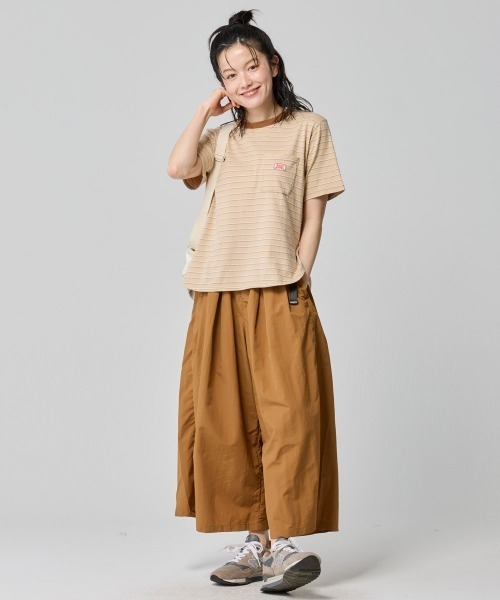 KRIFF MAYER Lady's Collection(クリフメイヤーレディースコレクション)の「撥水 ナイロン クライミング フレアパンツ / アンクル丈 / セットアップ対応 / 美脚 / 涼感(その他パンツ・レディース・ライトブラウン/ライトグレー/ブラック・LARGE/MEDIUM)」の12枚目の写真