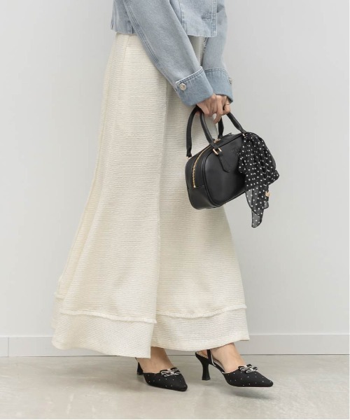 RANDA（ランダ）の「ミニリボンアンクルストラップパンプス（パンプス・レディース・ブルー/ホワイト/ブラック・M/S/LL/L）」の13枚目の写真