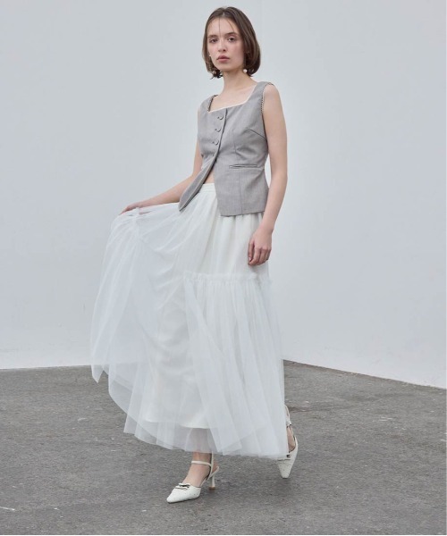 RANDA（ランダ）の「ミニリボンアンクルストラップパンプス（パンプス・レディース・ブルー/ホワイト/ブラック・M/S/LL/L）」の5枚目の写真