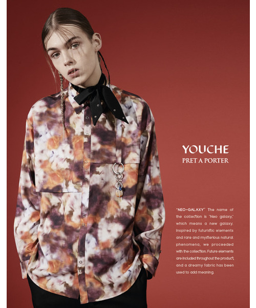 YOUCHE PRET A PORTER(ユッシュプレタポルテ)の「エヌエックスサークルシャツオレンジ(シャツ/ブラウス・メンズ・その他・MEDIUM/LARGE)」の9枚目の写真