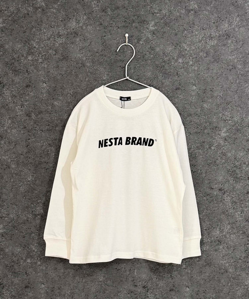 NESTA BRAND(ネスタブランド)の「【NESTA/ネスタ】オーバーサイズ バックプリント ロング Tシャツ(Tシャツ/カットソー・キッズ・グレー系その他2/グレー系その他/ブラック/ホワイト系その他/ブラック系その他/杢グレー/オフホワイト/チャコール・160cm/120cm/110cm/150cm/140cm/130cm)」の11枚目の写真