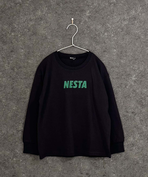 NESTA BRAND(ネスタブランド)の「【NESTA/ネスタ】オーバーサイズ バックプリント ロング Tシャツ(Tシャツ/カットソー・キッズ・グレー系その他2/グレー系その他/ブラック/ホワイト系その他/ブラック系その他/杢グレー/オフホワイト/チャコール・160cm/120cm/110cm/150cm/140cm/130cm)」の13枚目の写真