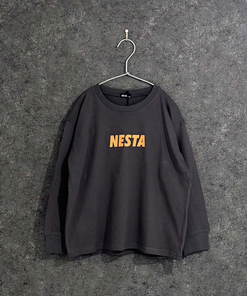 NESTA BRAND(ネスタブランド)の「【NESTA/ネスタ】オーバーサイズ バックプリント ロング Tシャツ(Tシャツ/カットソー・キッズ・グレー系その他2/グレー系その他/ブラック/ホワイト系その他/ブラック系その他/杢グレー/オフホワイト/チャコール・160cm/120cm/110cm/150cm/140cm/130cm)」の21枚目の写真