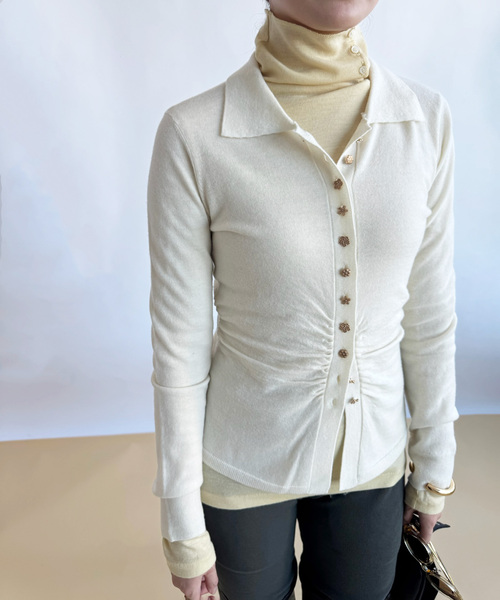 EDIT. FOR LULU(エディットフォールル)の「【BAUM UND PFERDGARTEN/バウム ウンド ヘルガーデン】PRE ニットカーディガン(ニット/セーター・レディース・ホワイト・FREE)」の14枚目の写真