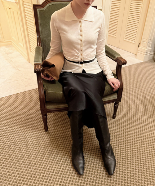 EDIT. FOR LULU(エディットフォールル)の「【BAUM UND PFERDGARTEN/バウム ウンド ヘルガーデン】PRE ニットカーディガン(ニット/セーター・レディース・ホワイト・FREE)」の16枚目の写真