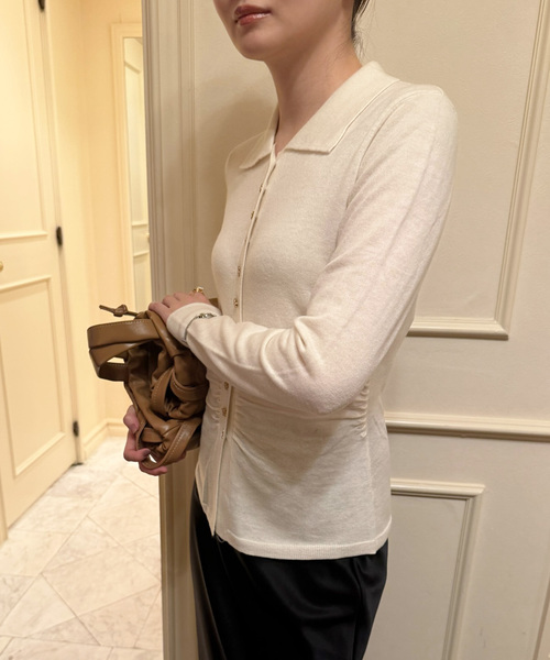 EDIT. FOR LULU(エディットフォールル)の「【BAUM UND PFERDGARTEN/バウム ウンド ヘルガーデン】PRE ニットカーディガン(ニット/セーター・レディース・ホワイト・FREE)」の18枚目の写真