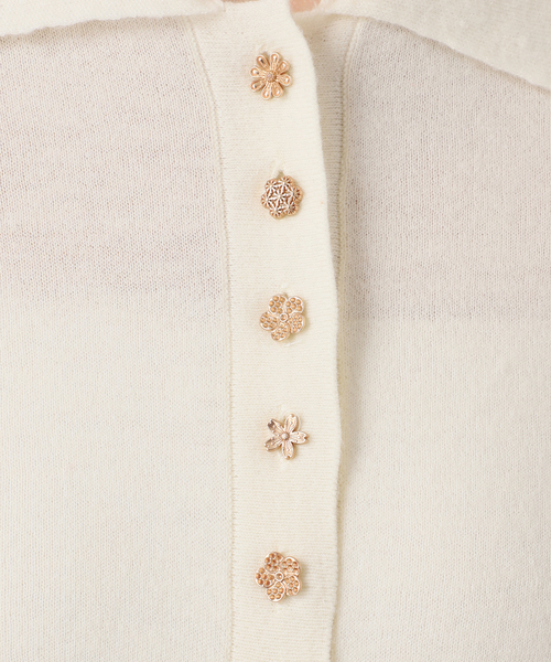 EDIT. FOR LULU(エディットフォールル)の「【BAUM UND PFERDGARTEN/バウム ウンド ヘルガーデン】PRE ニットカーディガン(ニット/セーター・レディース・ホワイト・FREE)」の12枚目の写真