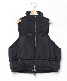 ブランド古着】ENFOLD｜エンフォルドのダウンベスト（ブラック/黒色系