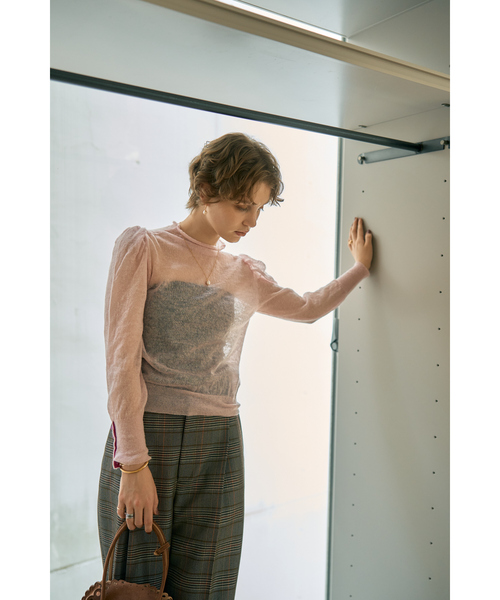 DESIGNWORKS(デザインワークス)の「【BEAUVET/ボーヴェット 】シアーモヘアボトルネックニット(ニット/セーター・レディース・ブラック/ピンク・1)」の17枚目の写真