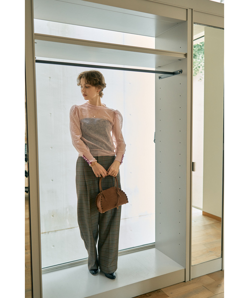 DESIGNWORKS(デザインワークス)の「【BEAUVET/ボーヴェット 】シアーモヘアボトルネックニット(ニット/セーター・レディース・ブラック/ピンク・1)」の19枚目の写真